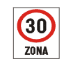 Zona cu viteza limitata la 30 km/h 
