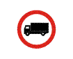 Accesul interzis vehiculelor destinate transportului de marfuri 