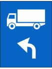 Traseu de urmat pentru anumite categorii de vehicule 